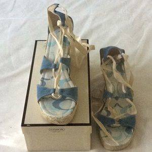 Coach wedge sandal